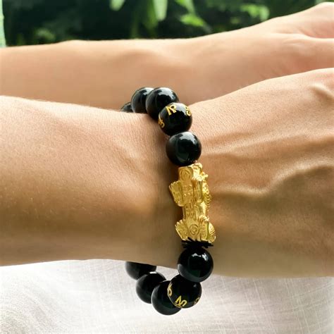 21 Feng Shui Black Obsidian Wealth Bracelet Benefits.